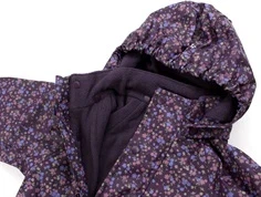 CeLaVi plum perfect blomstret regndragt med fleecefoer